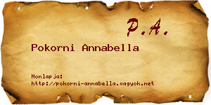 Pokorni Annabella névjegykártya